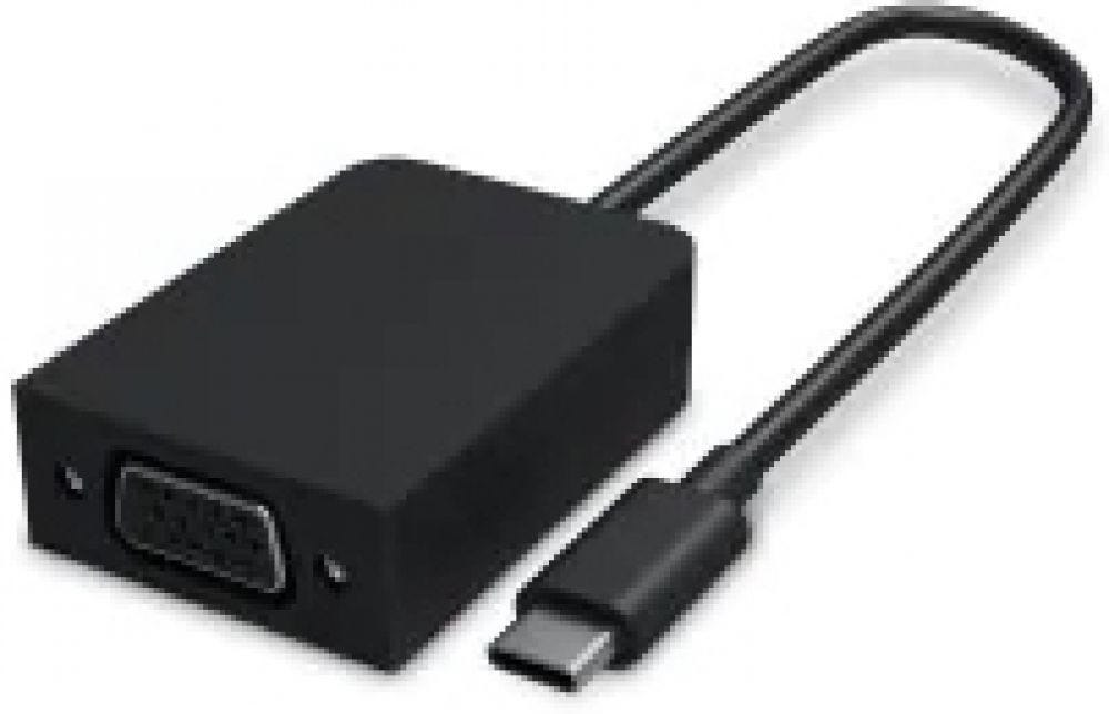 Microsoft Male Usb-C Female Vga Black