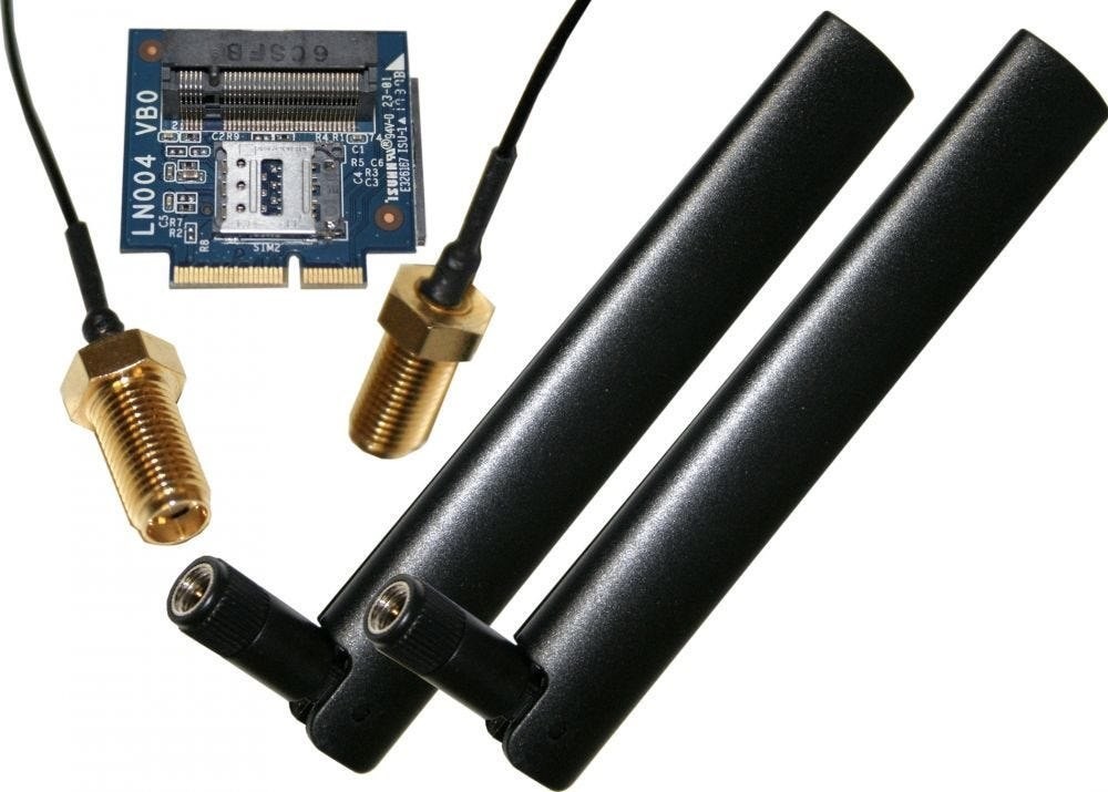 Shuttle 4G/Lte Network Extension Kit WWN01 - Riser-Kaart