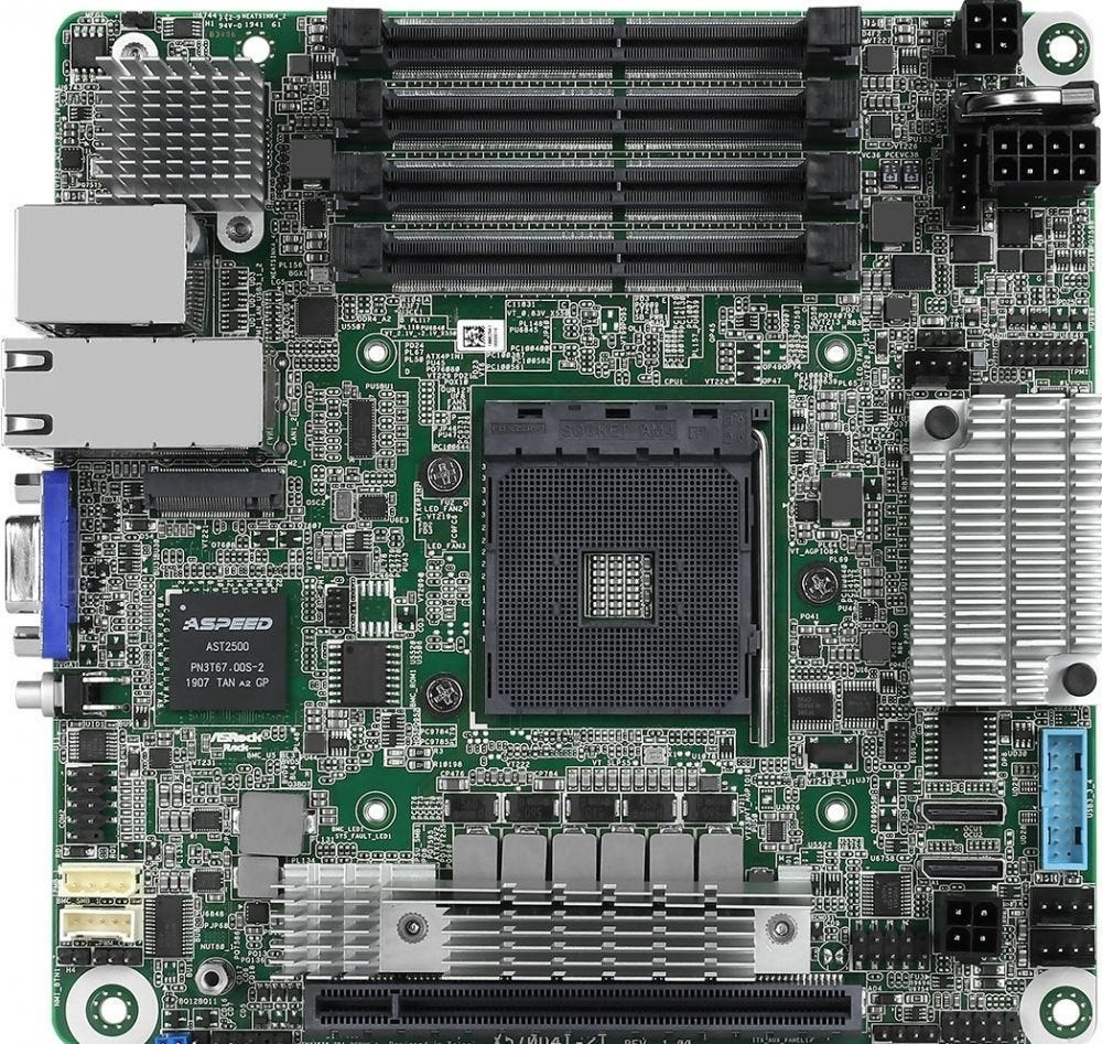 Asrock Rack X570d4i-2T - Moederbord