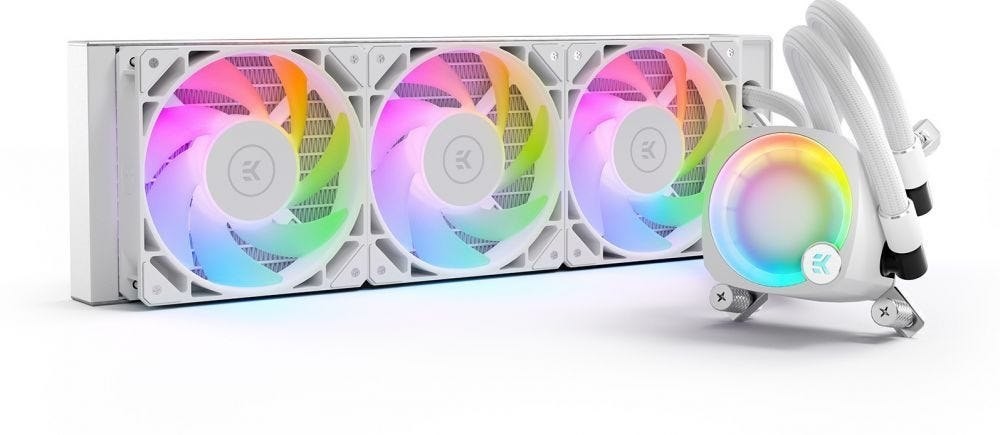 Ekwb EK-Nucleus Aio CR360 Lux D-RGB White - Vloeistof-Koelsysteem