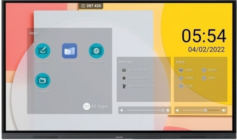 Sharp 86" PN-L2B-Series Interactive Displa