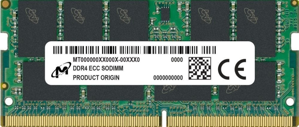 Micron Soram Micron D4 3200 16GB Ecc 1x16GB, DRx8