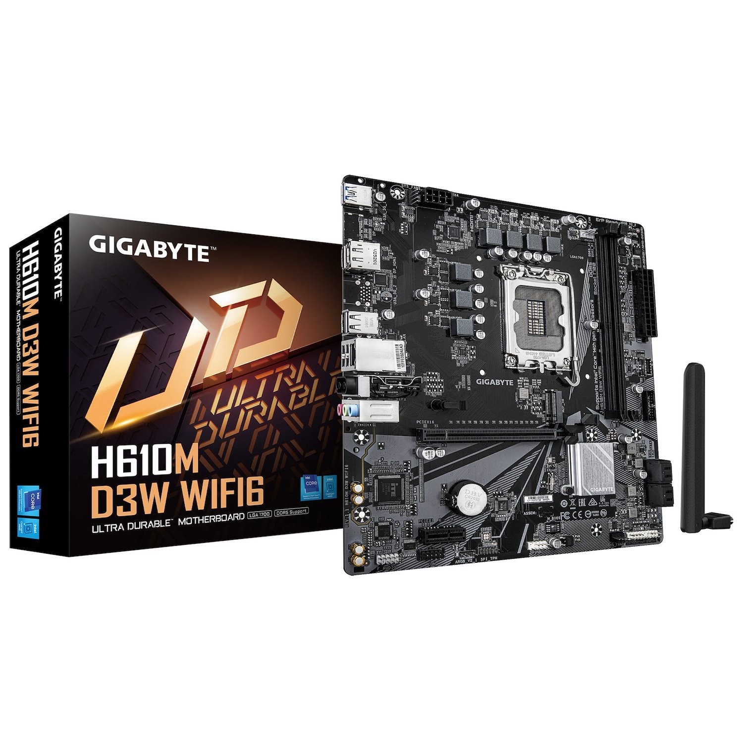 Gigabyte H610M D3W WF6 - Moederbord