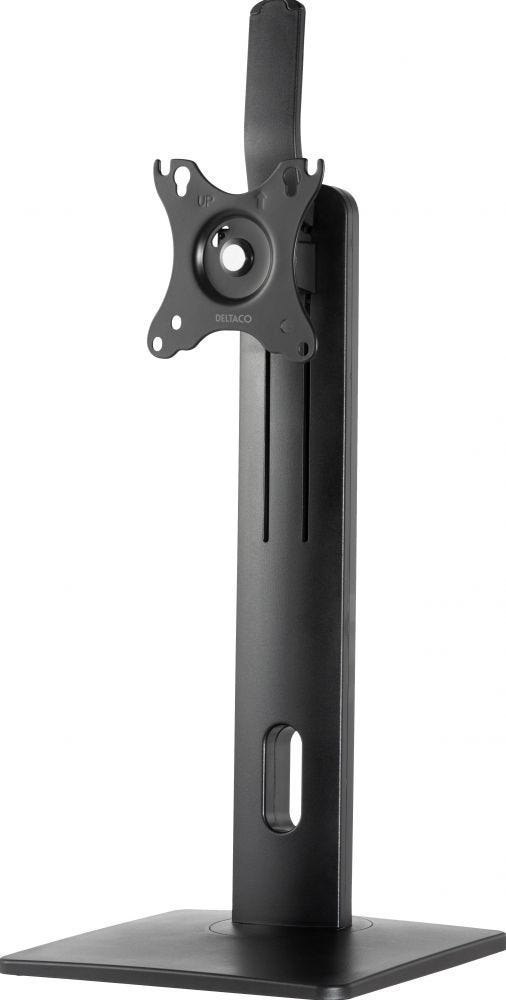 Deltaco Vrijstaande Bureaustandaard Met Handgreep Voor Moeiteloze Hoogteverstelling. De Arm-0310 Is Perfect Voor Gelegenheden Waarbij Het Niet Mogelijk Is Om Een Bureaustandaard Met Een Klem Of Kabeld