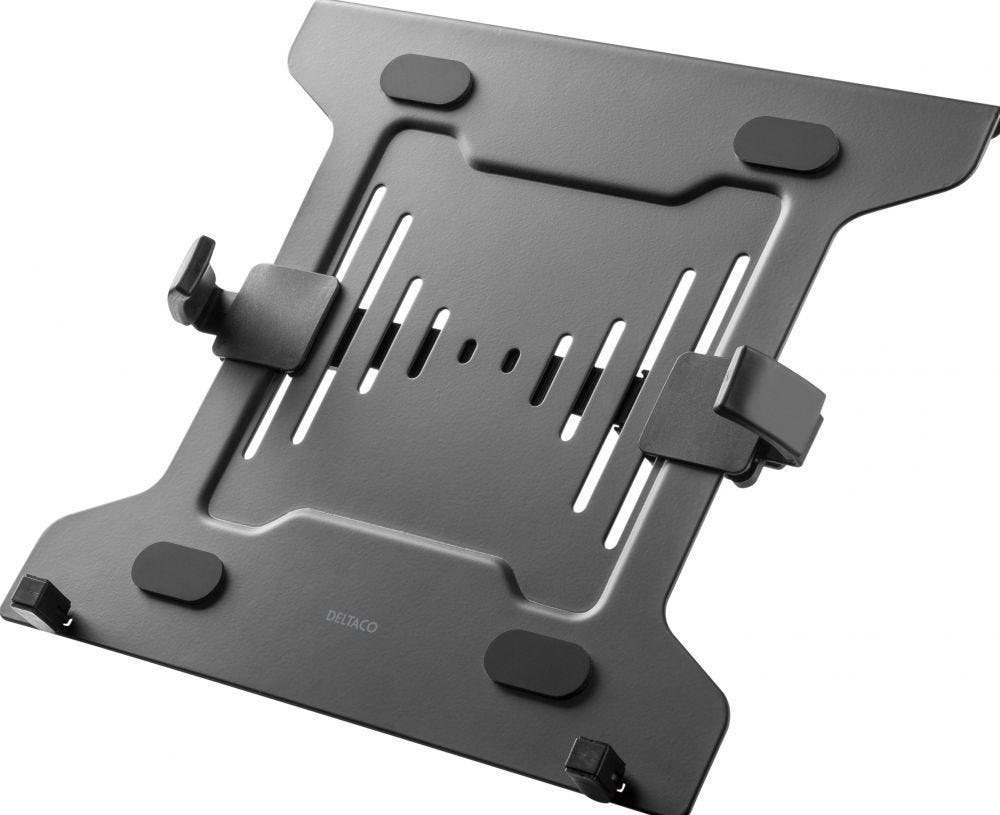 Deltaco Verhoog Uw Productiviteit Thuis Of Op Kantoor En Maak Bureauruimte Vrij Met De Arm-0540. Door Uw Laptop Op Ooghoogte Te Brengen, Krijgt U Een Meer Ergonomische Werkhouding Waardoor U Naadloos