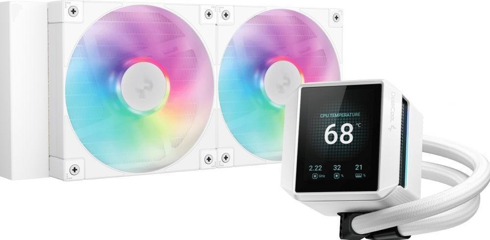 DeepCool Mystique 240 WH Argb - Vloeistofkoelsysteem Processor