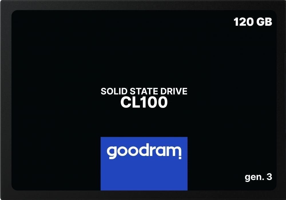 Goodram SSDPR-CL100-120-G3 Internal Solid State Drive 2.5" 120 GB Sata Iii 3D TLC New