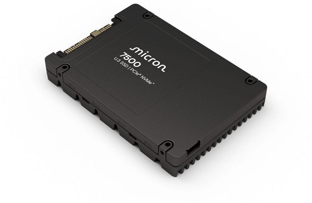 Micron SSD Micron 7500 Max U.3 3200GB PCIe Gen4x4 NVMe Non-SED Enterprise SSD