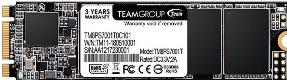 Team SSD M.2 1TB Team MS30 TYP 2280 M.2-2280, TLC, Smi, RW 550/500