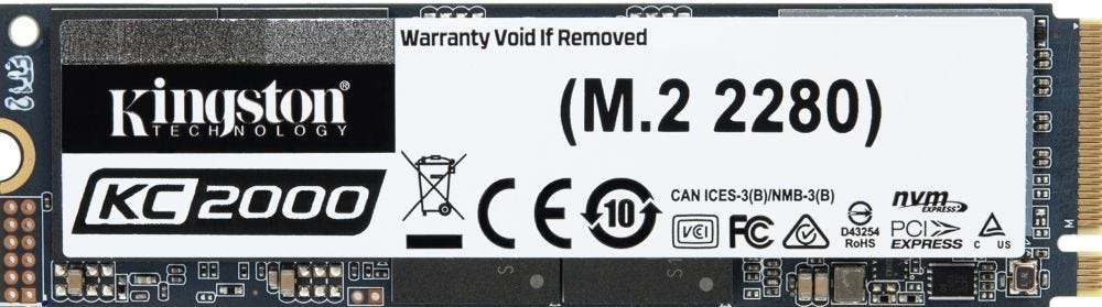 Kingston KC2000 NVMe PCIe SSD - SSD