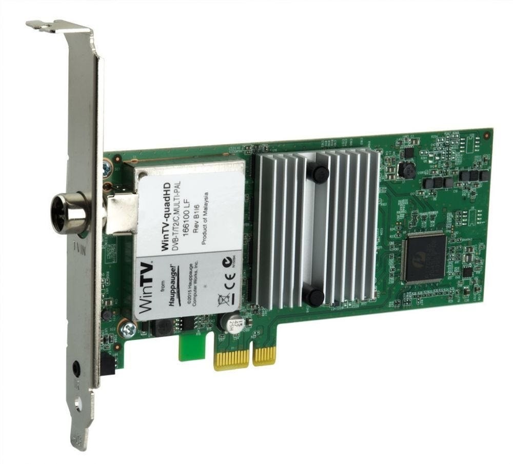 Hauppauge TV-Tuner Win TV quadHD DVB-C DVB-T2/T PCIe LP