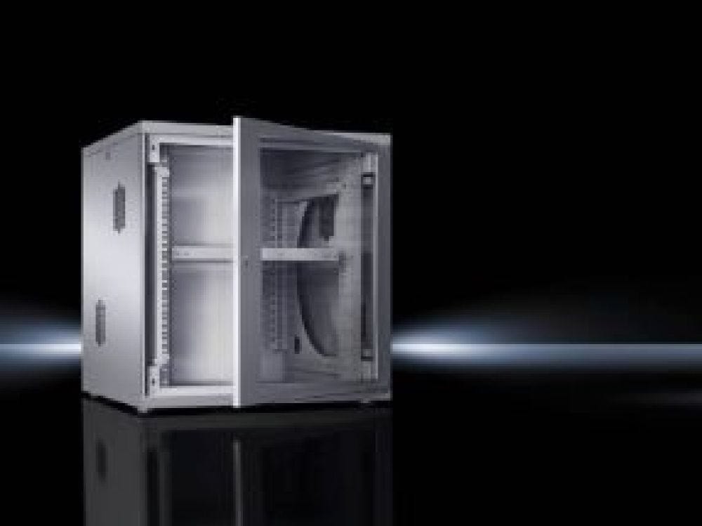 Rittal Wandkast Flatbox 19 Inch, 15 U, 70 CM Breed, 75 CM Hoog, 70 CM Diep. 1 STK