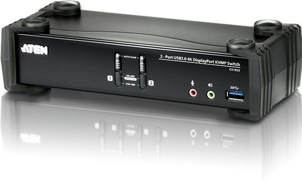 Aten CS1922 KVMP Switch - KVM Audio Usb Switch