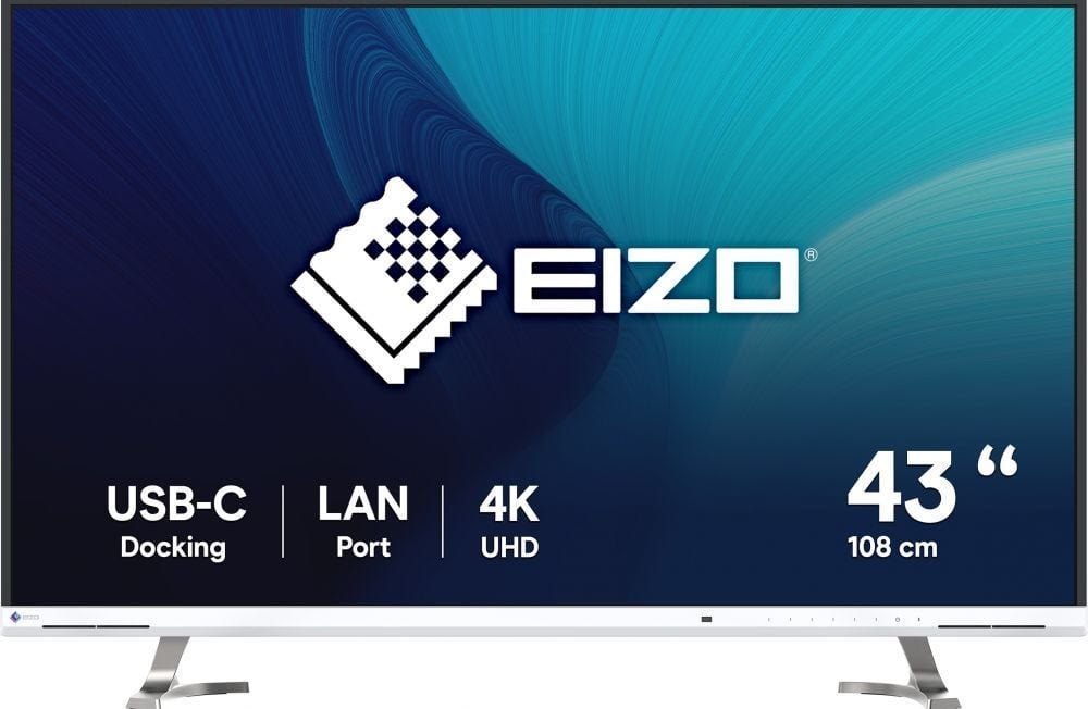 Eizo 108CM (42,5") Ev4340x-Wt 16:09 4K 2xHDMI+DP+USB-C Ips
