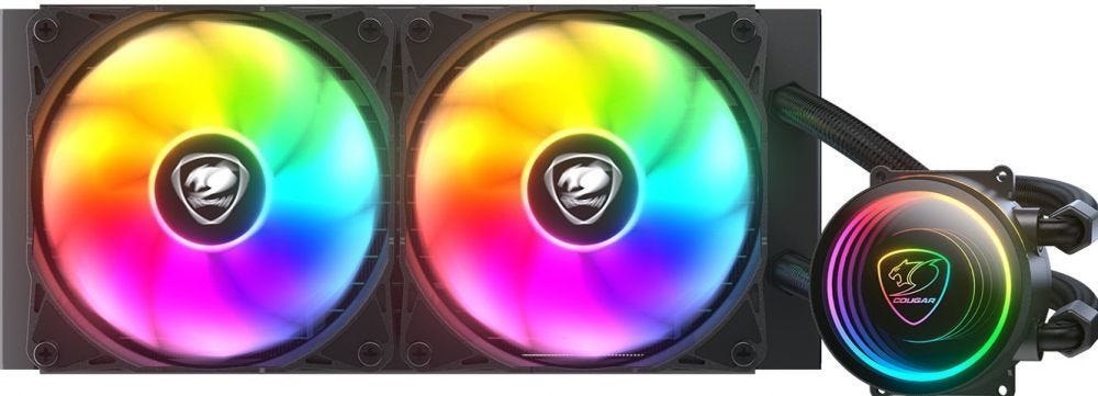Cougar Poseidon Elite Argb 240 Black - Vloeistofkoelsysteem Processor