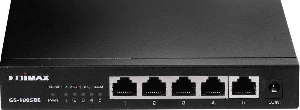 Edimax Switch Edimax 5X Ge Gs-1005Be (2.5GbE High Speed Unmanaged)
