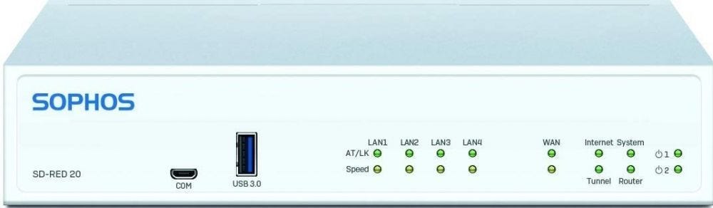 Sophos Red 20 Rev 1Appliance, 1-Y War- With Multireg PWR SPL