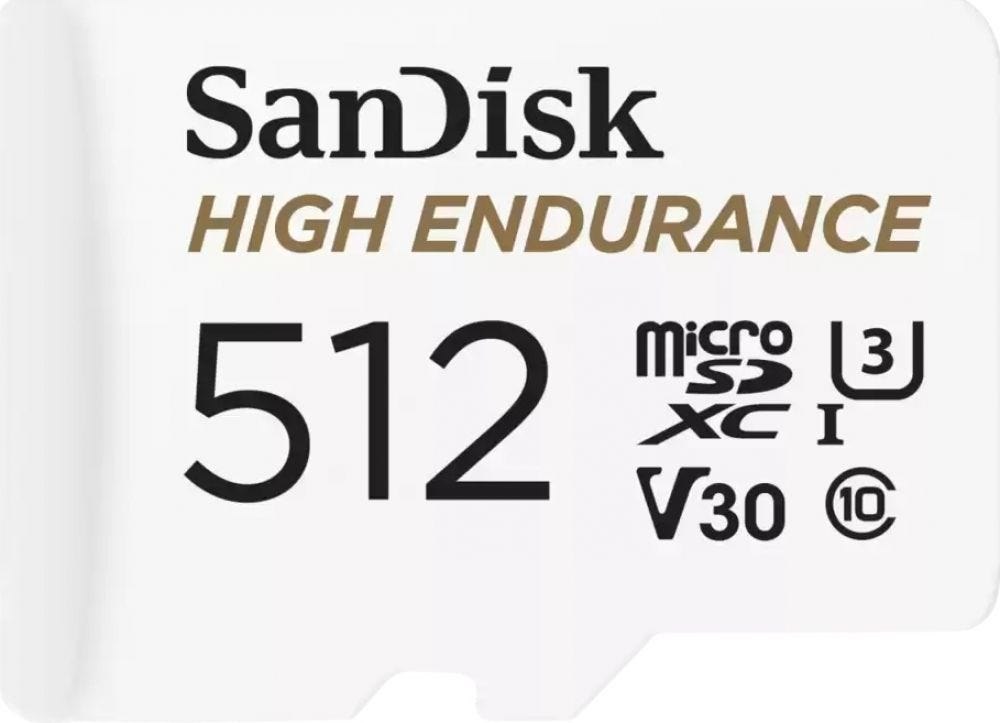 SanDisk High Endurance - Flashgeheugenkaart (microSDXC-naar-SD-adapter Inbegrepen)