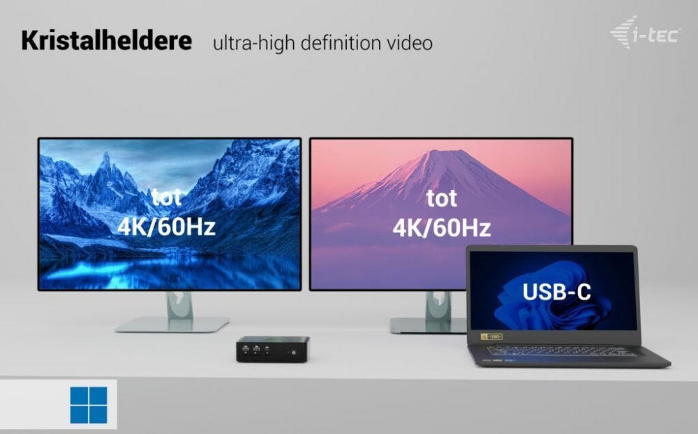 I-Tec Thunderbolt 5 Quattro Display Docking ST