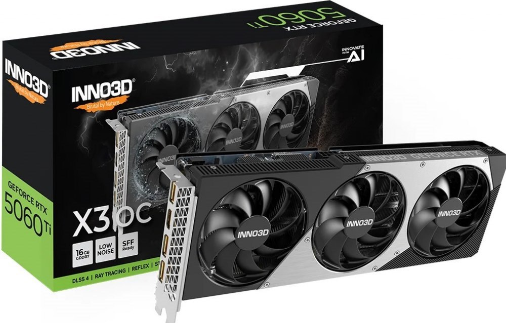 Inno3d Geforce RTX 5060 Ti 16GB X3 Oc - Videokaart