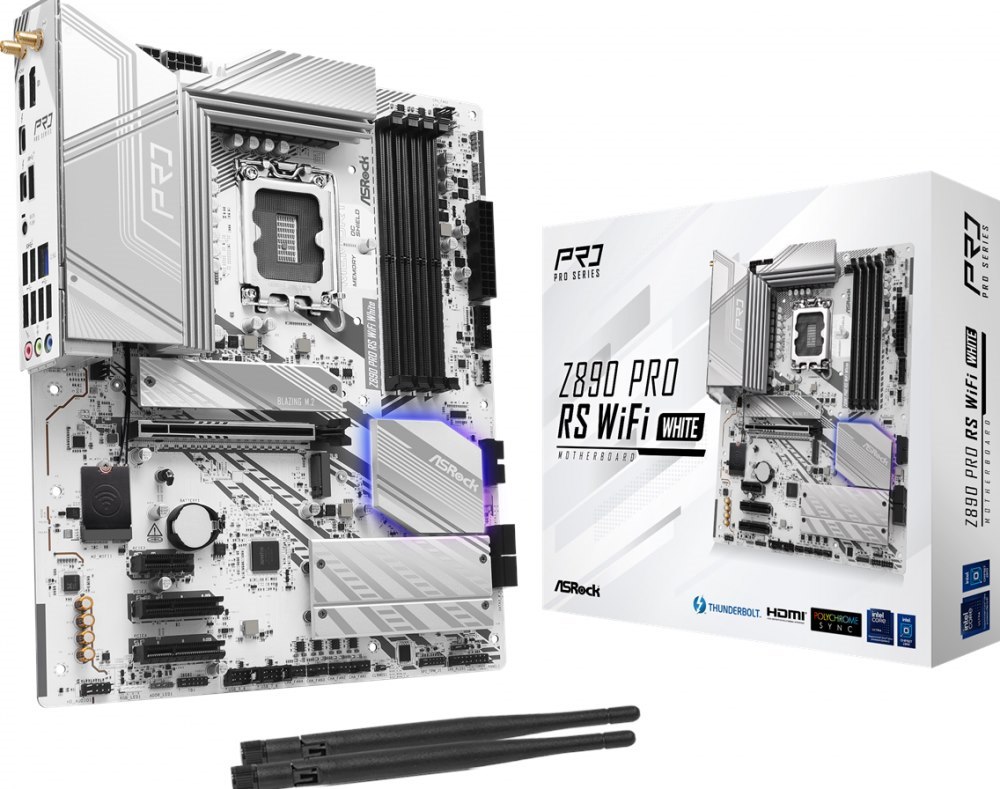Asrock Z890 Pro RS Wifi White - Moederbord