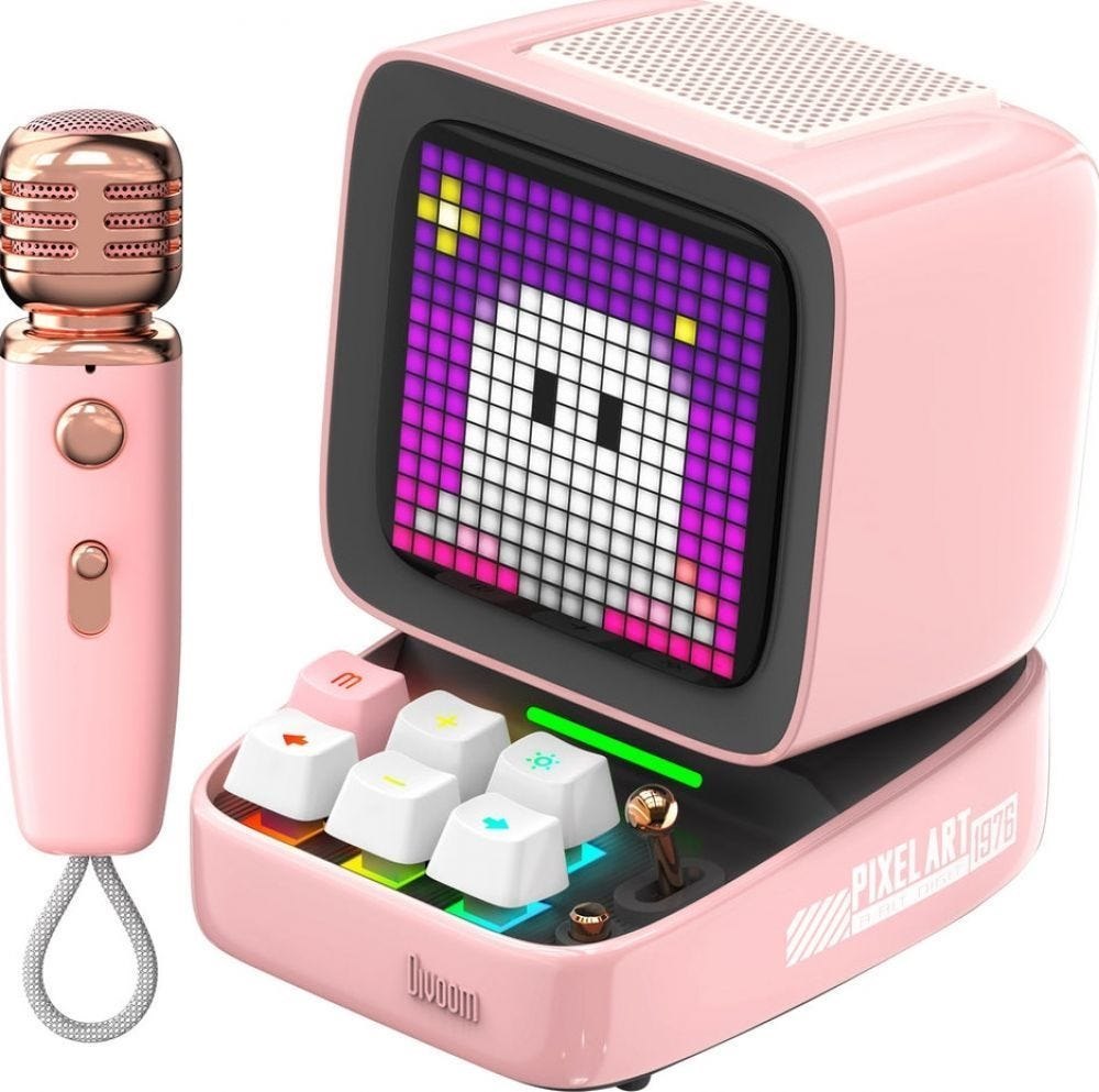 Divoom Speaker DitooMic - Roze