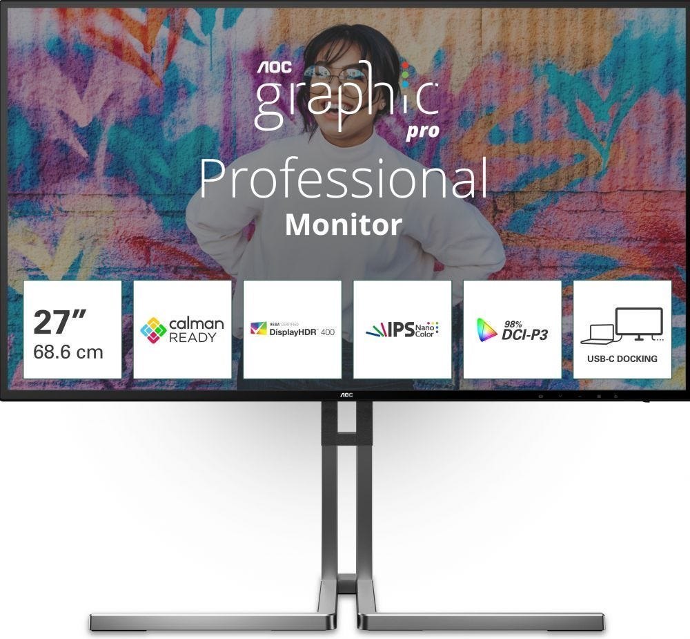 Aoc U27u3cv - Graphic Pro Series