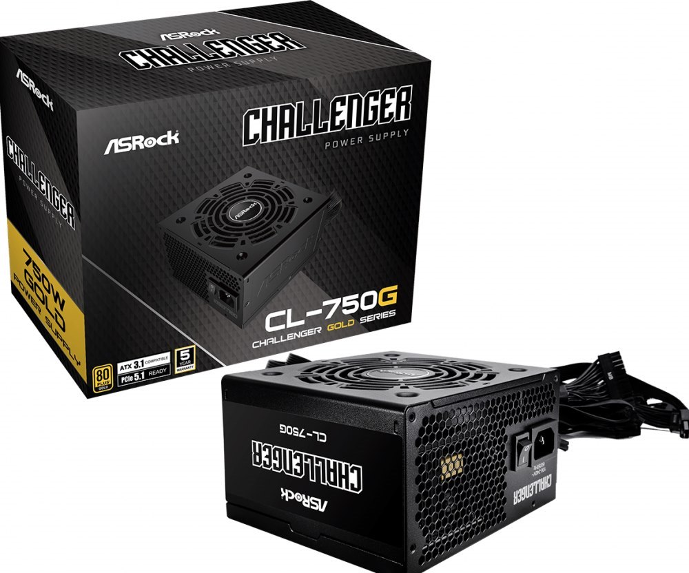 Asrock Challenger CL-750G - Voeding