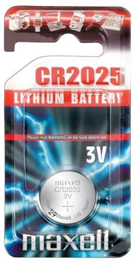 Maxell Batterij Maxell 3V Knoopcel CR2025 170Mah