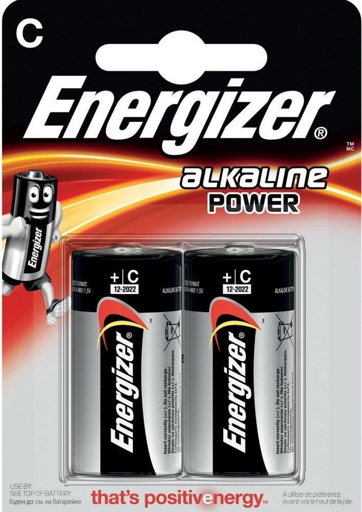 Energizer Alkaline Power - Batterij 2 X C