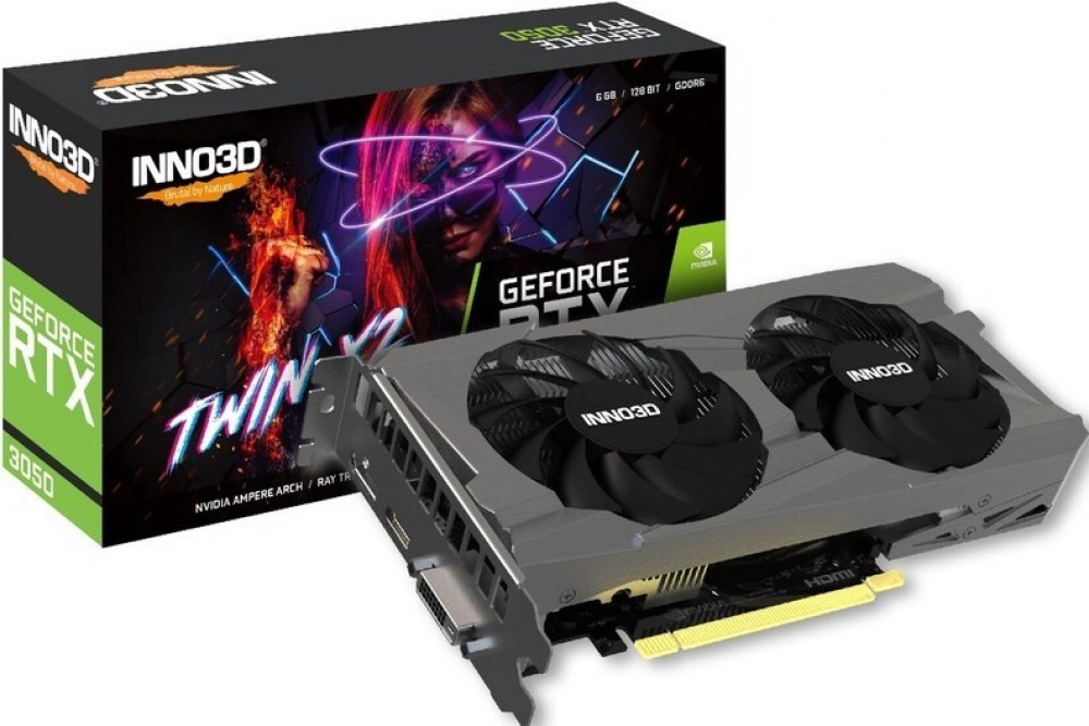 Inno3d Geforce RTX 3050 Twin X2 V2 - Videokaart
