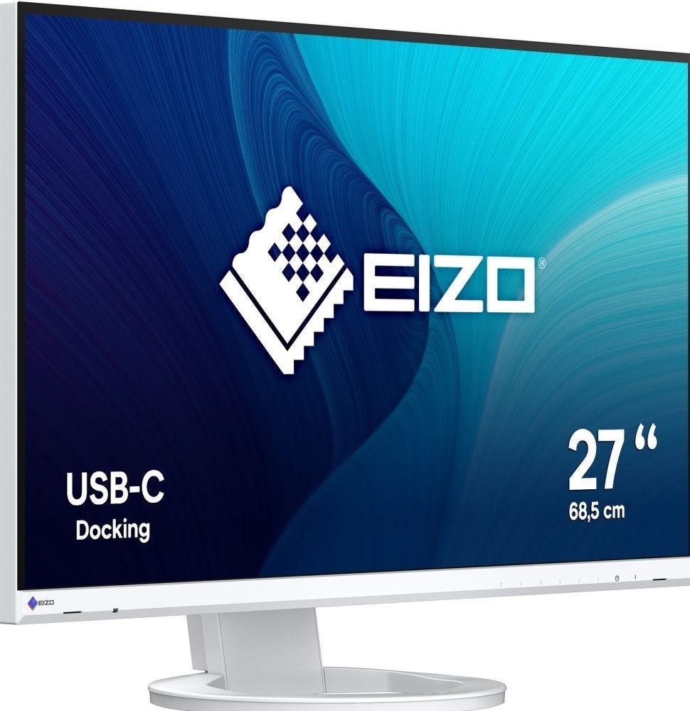 Eizo 68.5CM (27") Ev2720-Wt 16:9 Hdmi+Dp+Usb-C Ips White