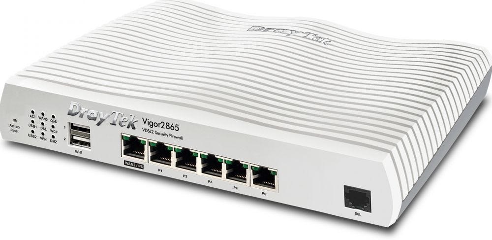 DrayTek Vigor 2865-B VDSL2 Super Vectoring ModemRouter Retail