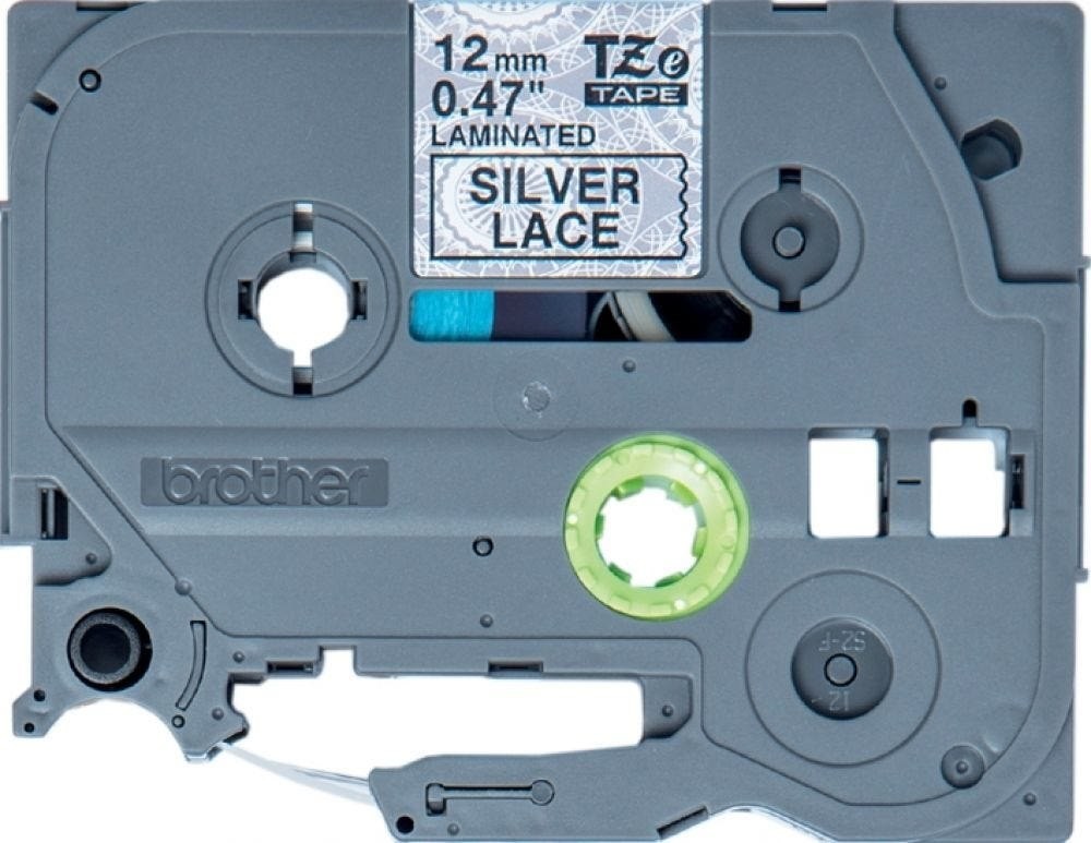 Brother TZe-MPSL31 - Zwart Op Zilver Lint