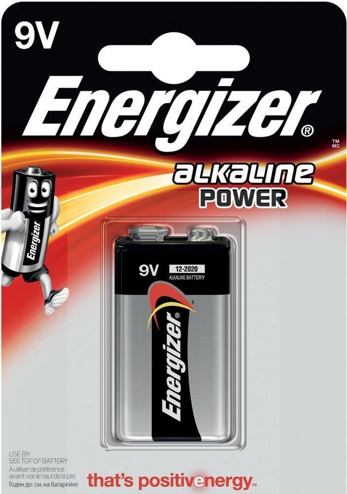 Energizer Alkaline Power - Batterij 9V