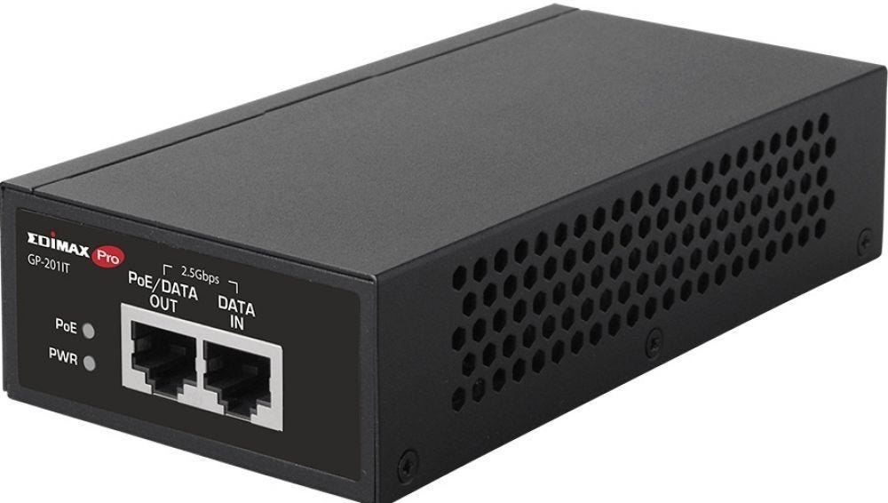 Edimax Injektor EdimaxPRO PoE+ 2.5 Gigabit Gp-201It 30Watt Ausg.