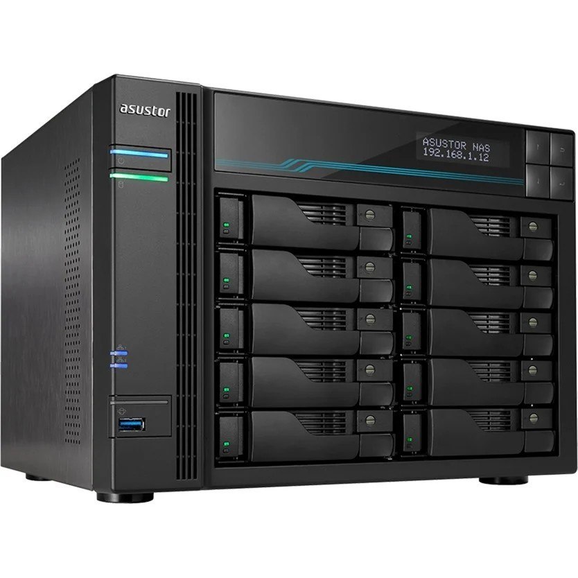 Asustor Lockerstor 10 As6510t- NAS-server - 10 Bays