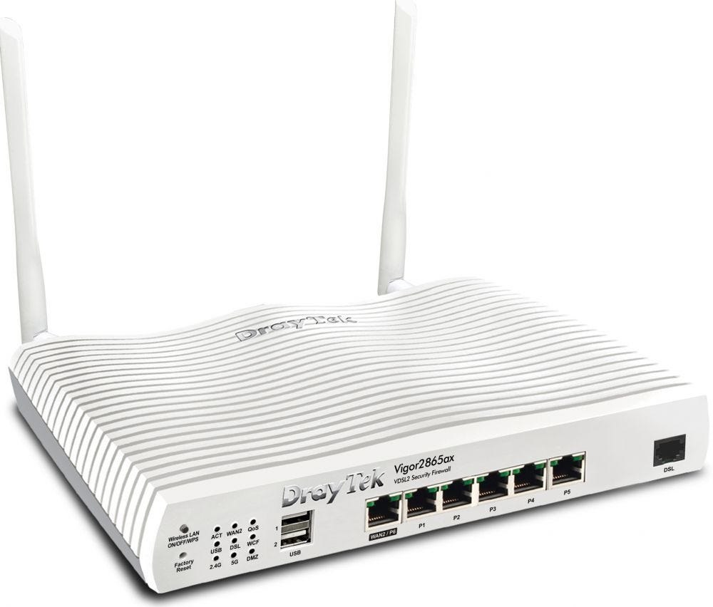 DrayTek Vigor 2865ax-B Wlan-Ax ModemR. Adsl2+/Vdsl2 Retail