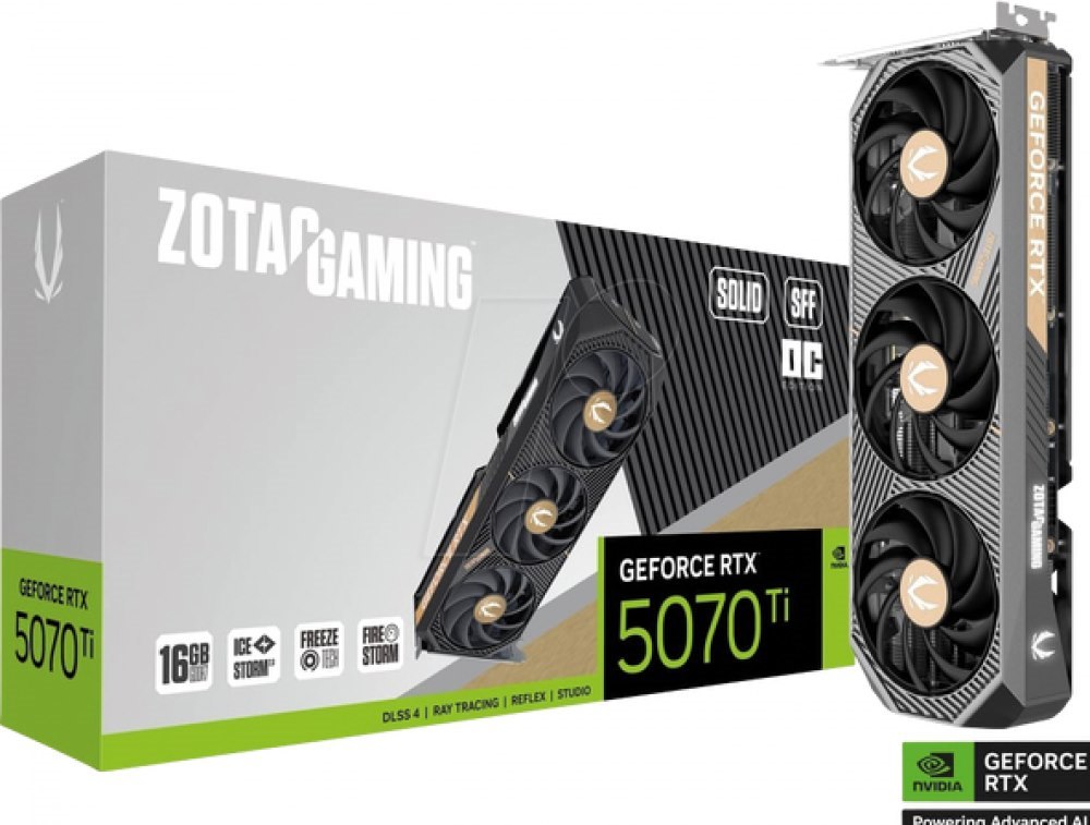 Zotac GeForce RTX 5070 Ti Solid SFF Oc - Videokaart