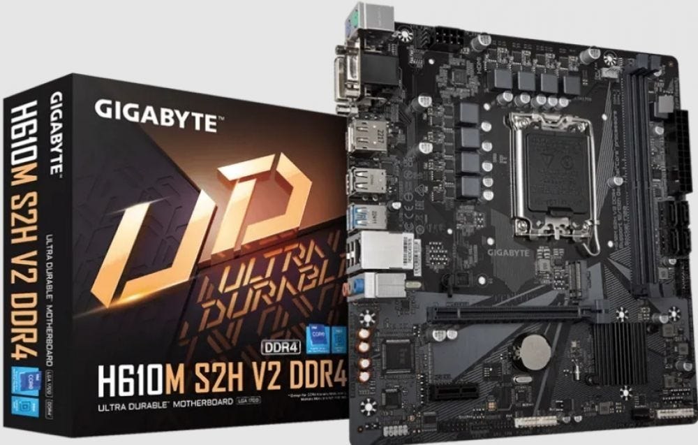 Gigabyte H610M S2H V2 - Moederbord