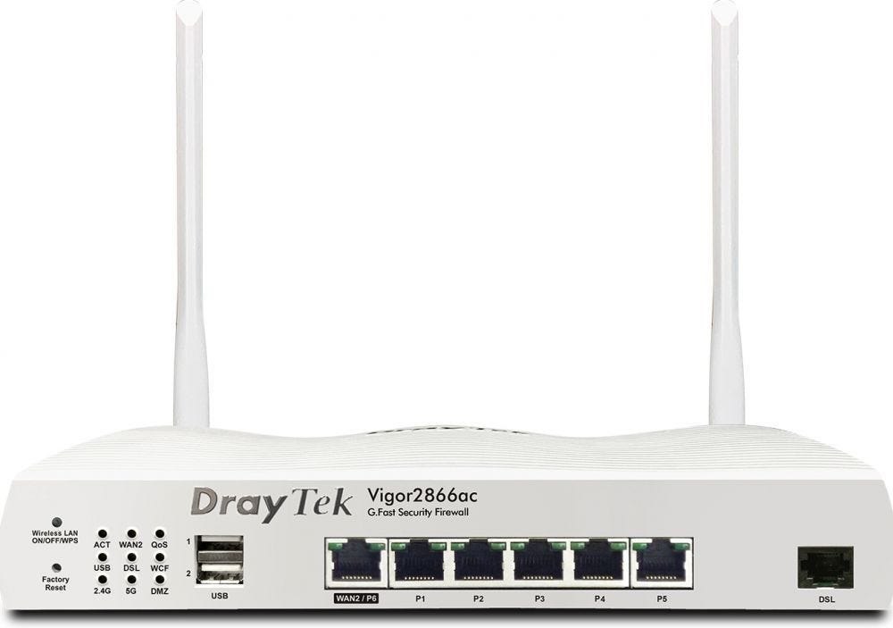 DrayTek Vigor 2866Ax Wlan-Ac ModemR. ADSL2+/VDSL2/G.Fast Retail