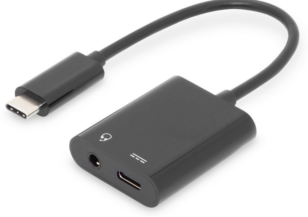 Digitus - Adapter Usb-C Naar Koptelefoonstekker