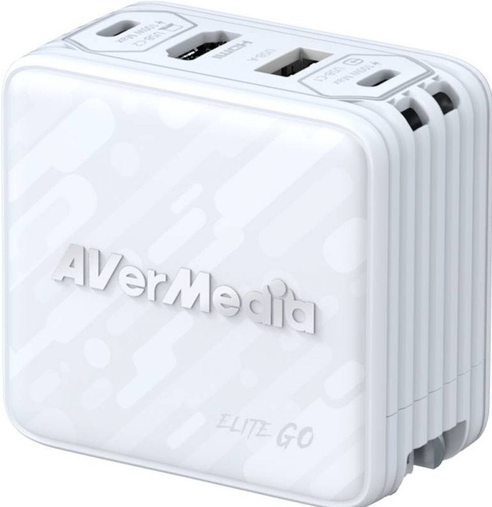 AVerMedia Ladedock, EliteGO (GC313Pro) White, 100W GaN, Hdmi