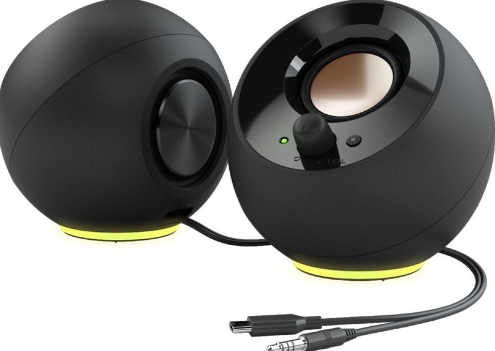 Creative Speaker Pebble Se RGB Stereo, Zwart