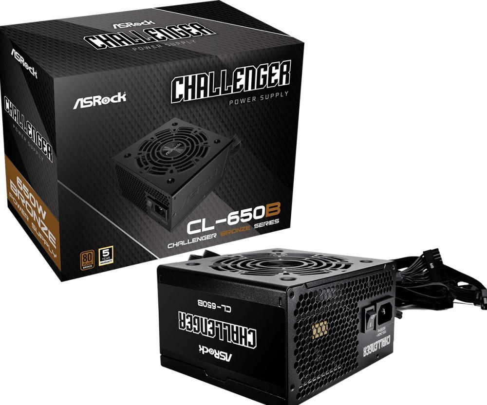 Asrock Challenger CL-650B - Voeding