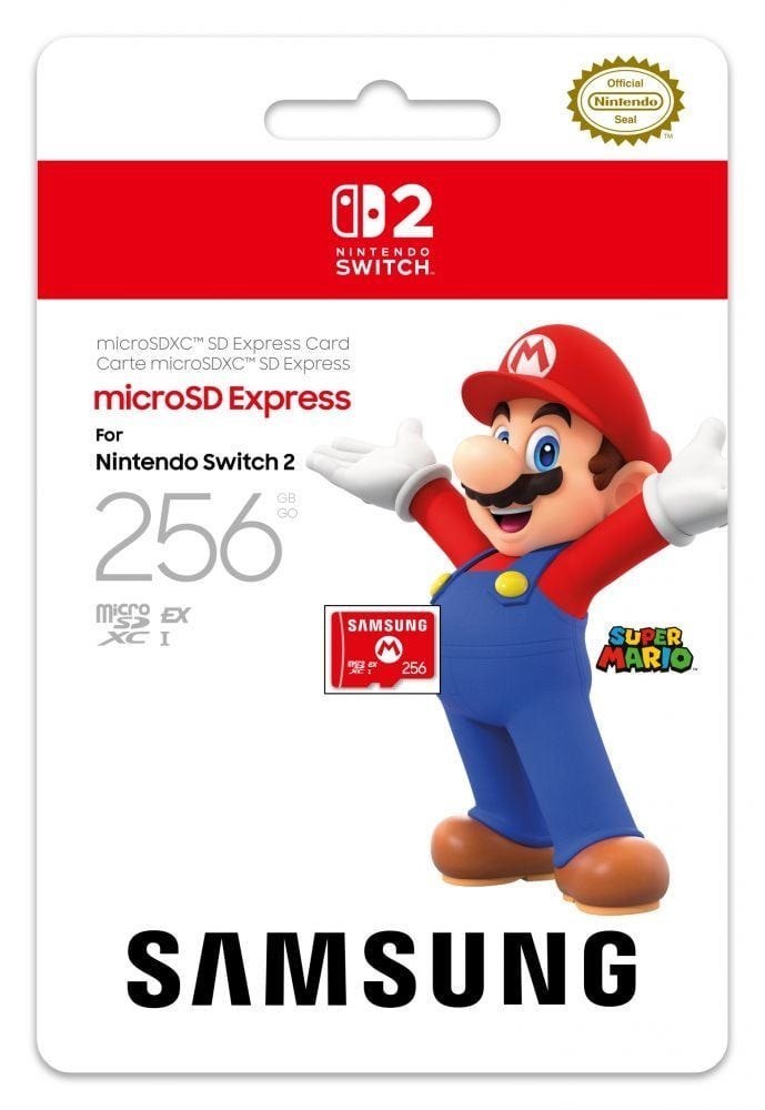 Nintendo Samsung Nintendo Switch 2 microSD Express 256GB - microSDXC Geheugenkaart