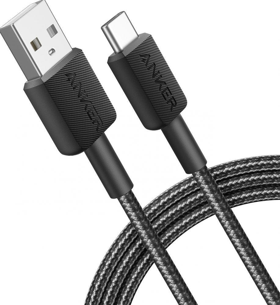 Anker 322 Usb-A To Usb-C Cable Nylon 1.8M Black