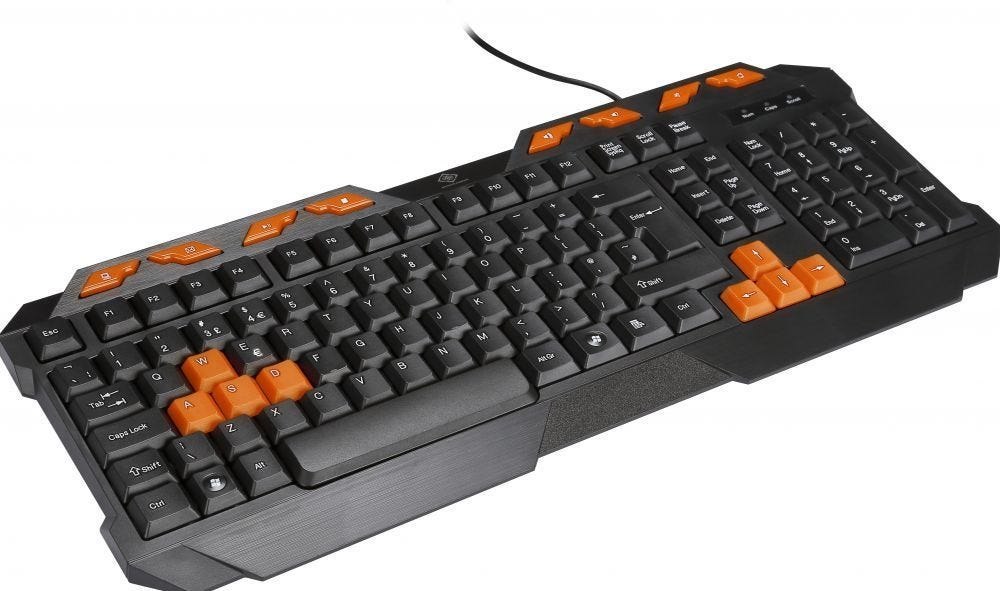 Deltaco Gaming Gam‑024Uk Keyboard - Usb Bedraad