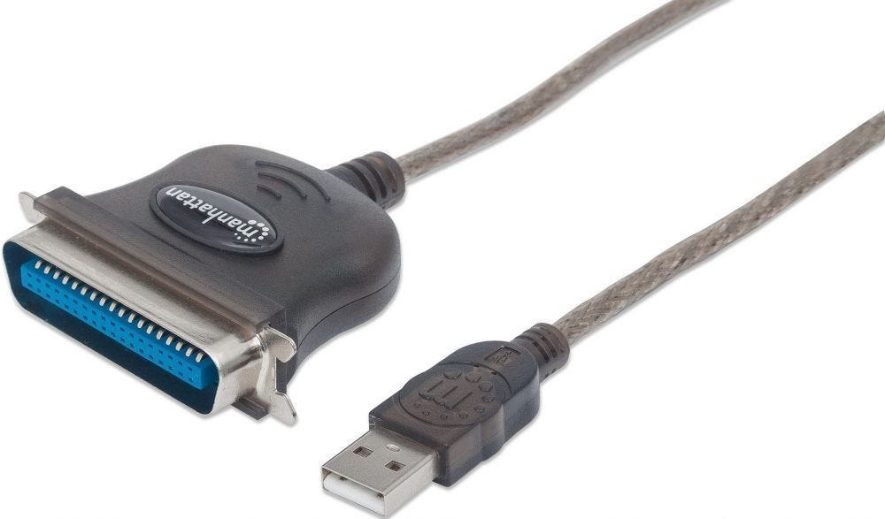 Manhattan USB-Printerkabel Parallel Usb A -> Cen36 ST. 1.80M