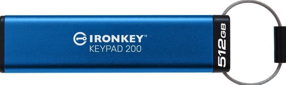 Kingston IronKey Keypad 200 512GB - USB-flashstation